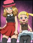 serena and bonnie (pokemon and 2 more) drawn by awa Danbooru